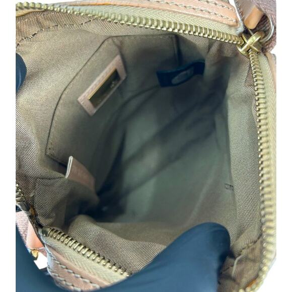 FENDI Light Pink Zucca Messenger Crossbody Bag C-A27658 - Picture 7 of 9